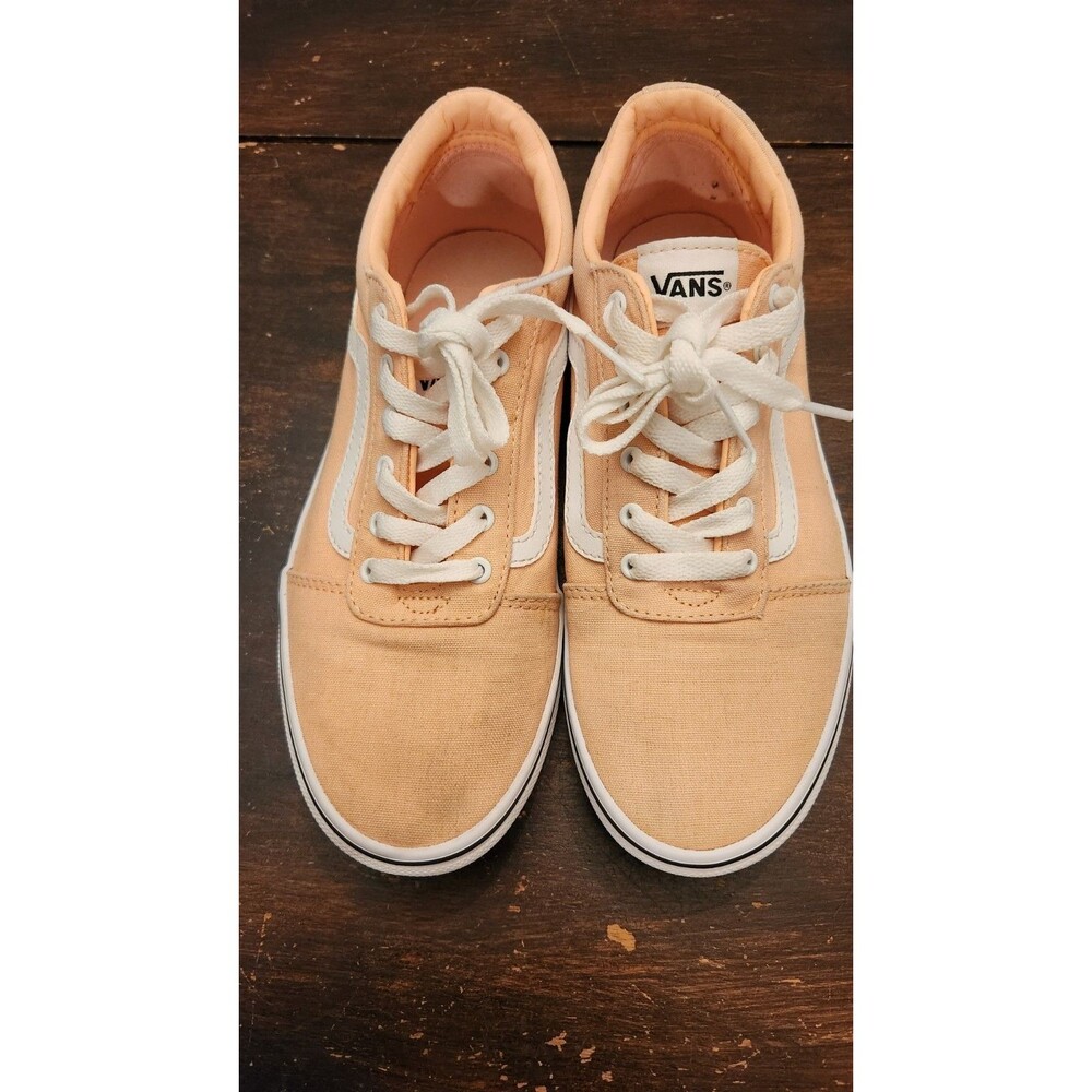 VANS Ward Canvas Shoes Women’s Size 5 Tropical Peach Sneakers Skate Low Tops